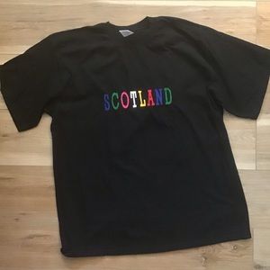 Scotland Embroidered Tee XL